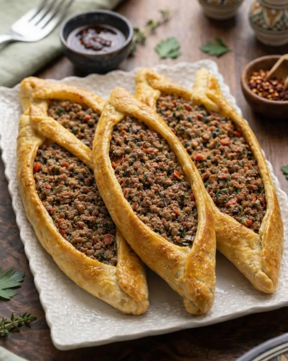 Pide (Minced Beef)